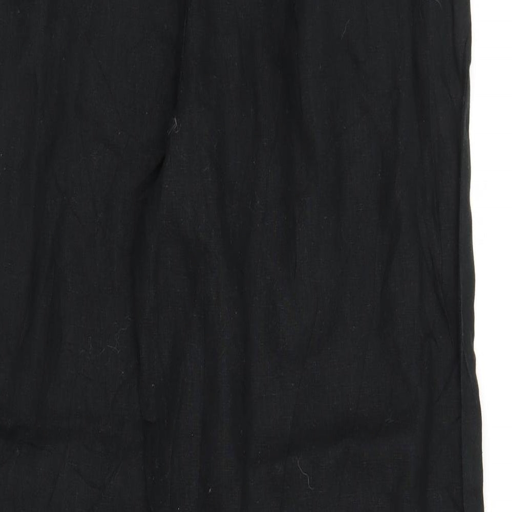 M&S Womens Black   Trousers  Size 18 L30 in
