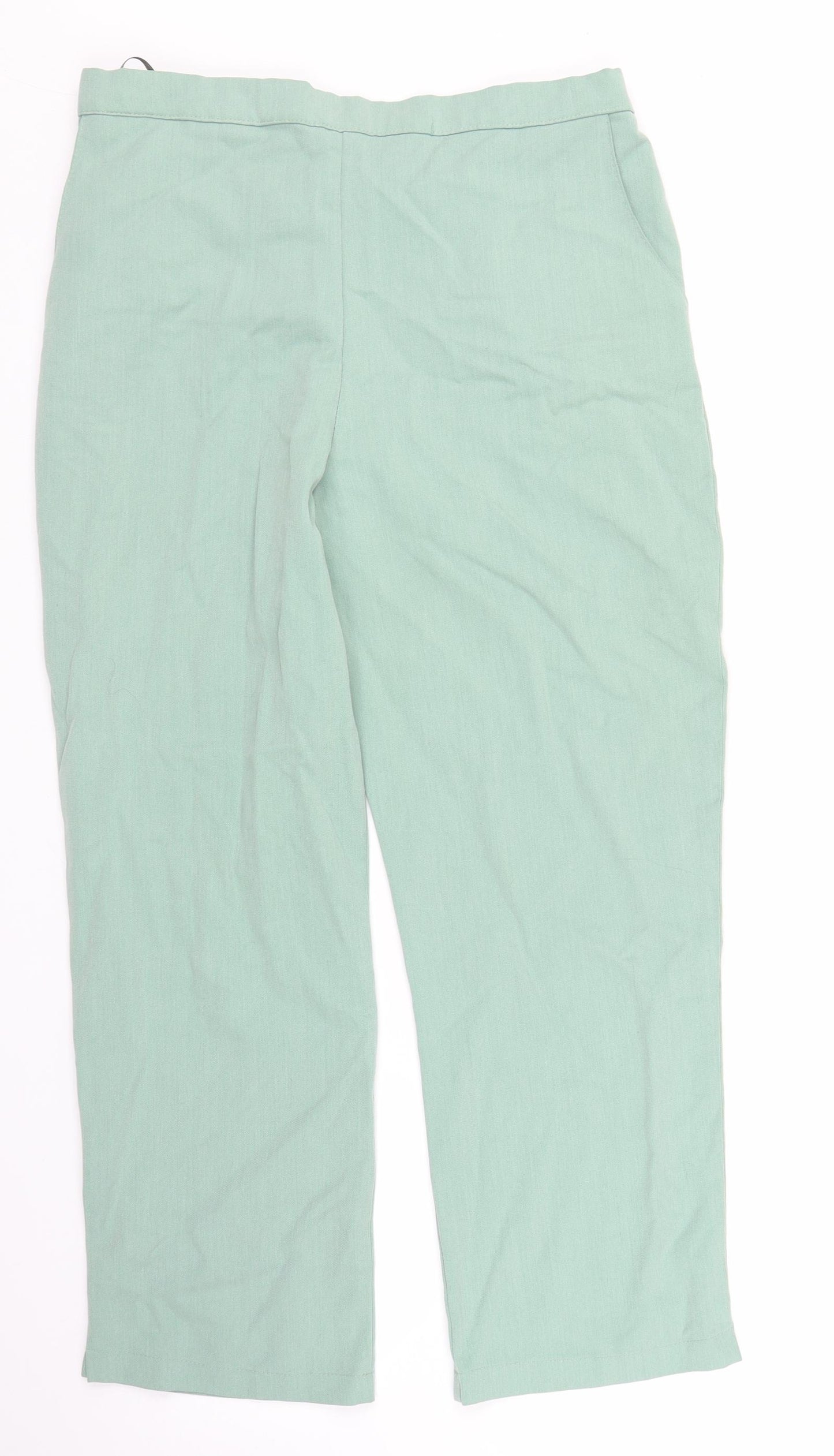 Renaissance Womens Green   Pedal Pusher Trousers Size 18 L25 in