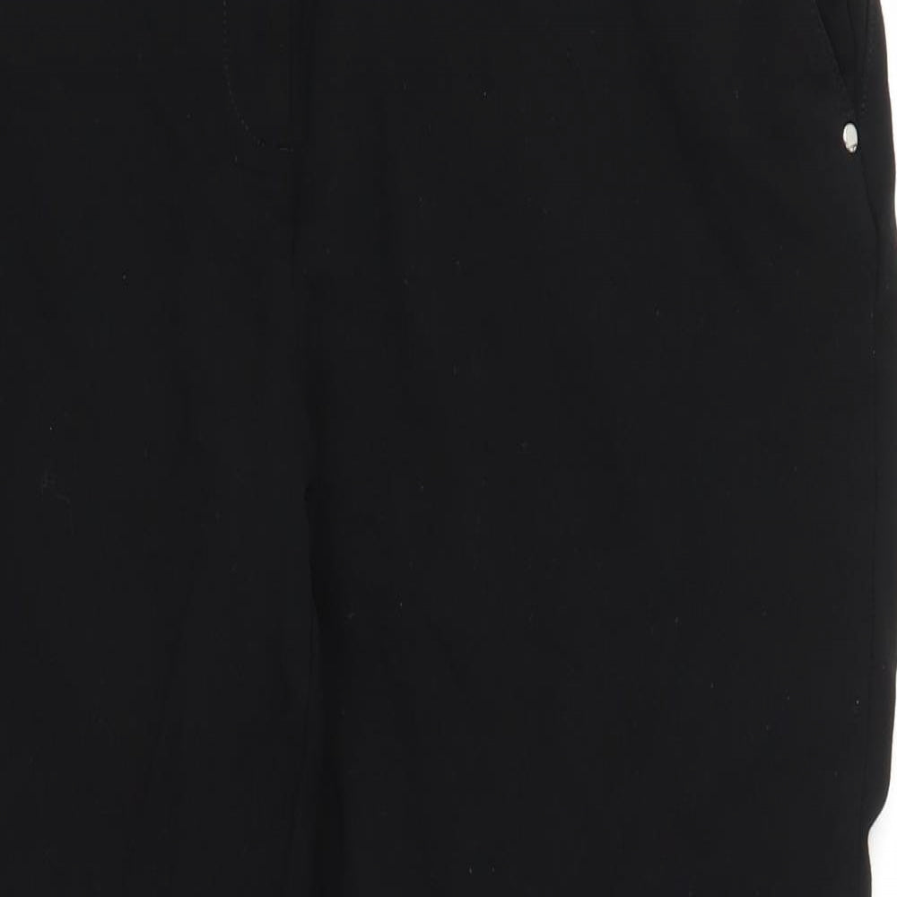 TU Womens Black   Capri Trousers Size 16 L24 in