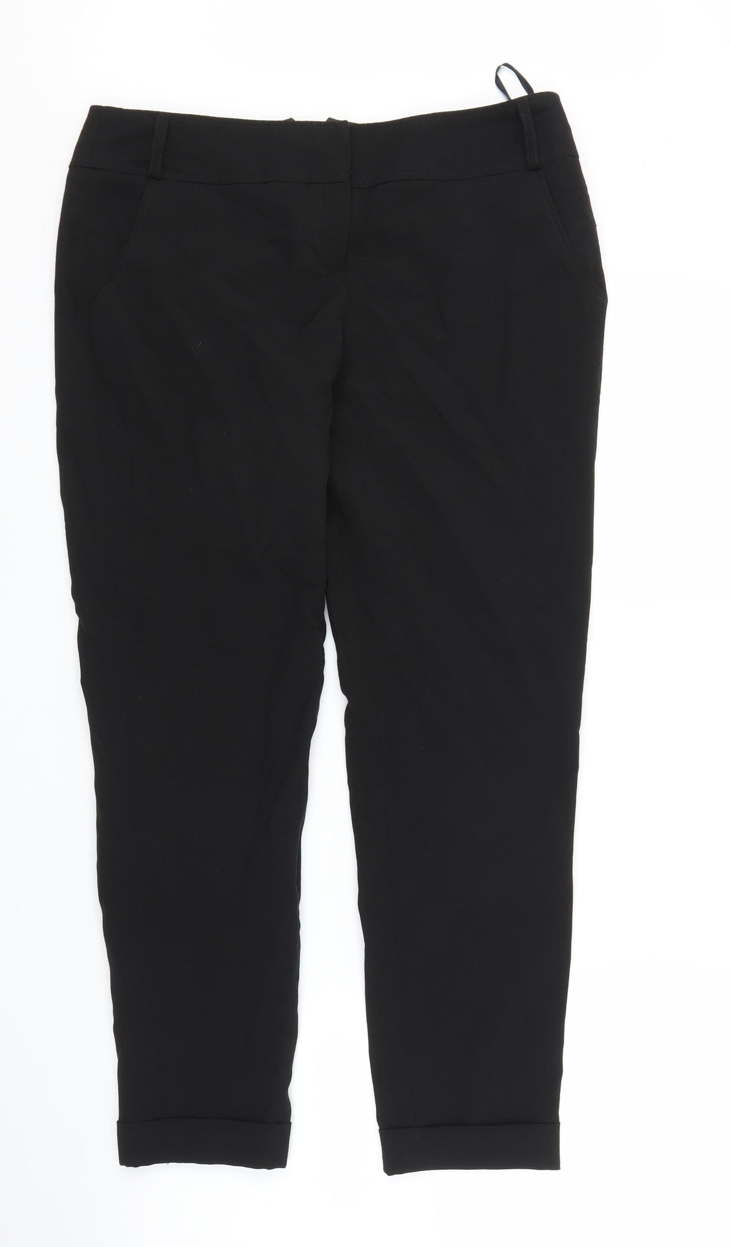Debenhams Womens Black   Capri Trousers Size 12 L25 in