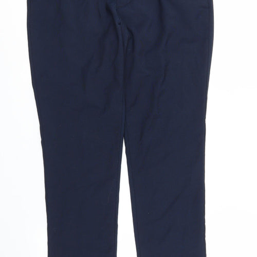 H&M Womens Blue   Capri Trousers Size M L28 in