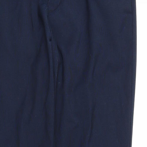 H&M Womens Blue   Capri Trousers Size M L28 in