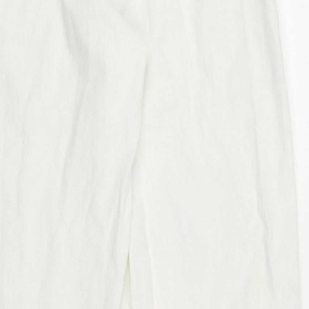 George Womens White   Capri Trousers Size 12 L24 in