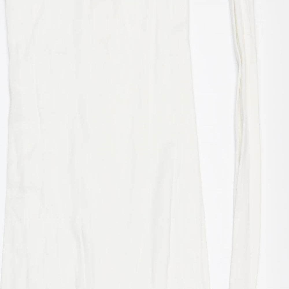 Lamis Khamis Womens White   A-Line  Size L