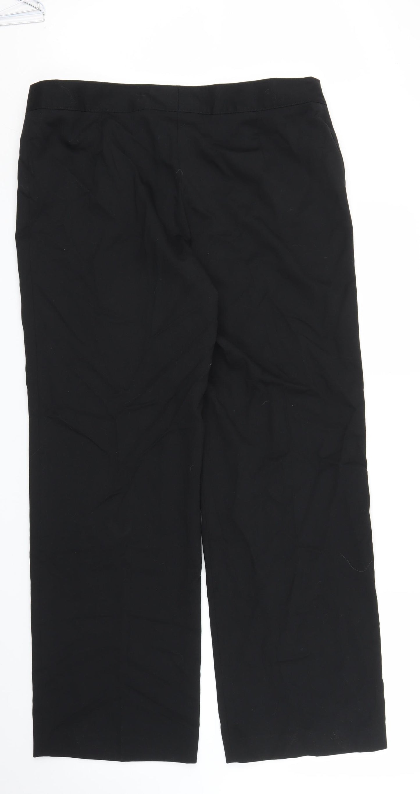 Club Class Womens Black   Trousers  Size 16 L26 in