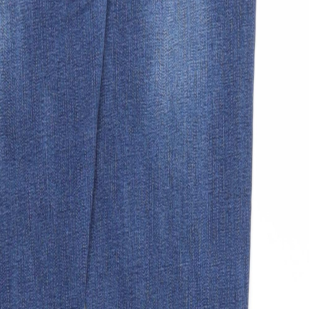 Preworn Girls Blue  Denim Skinny Jeans Size 14 Years