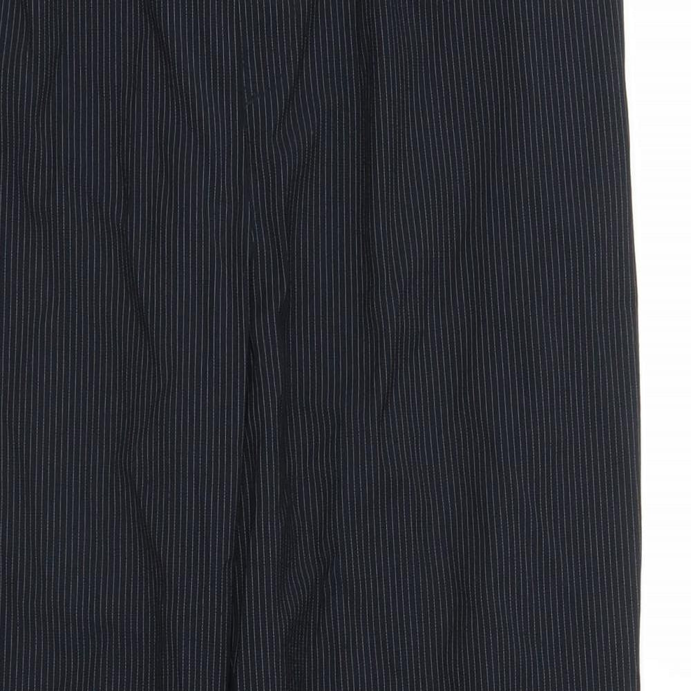 Pull&Bear Womens Blue Striped  Bloomer Trousers Size S L22 in