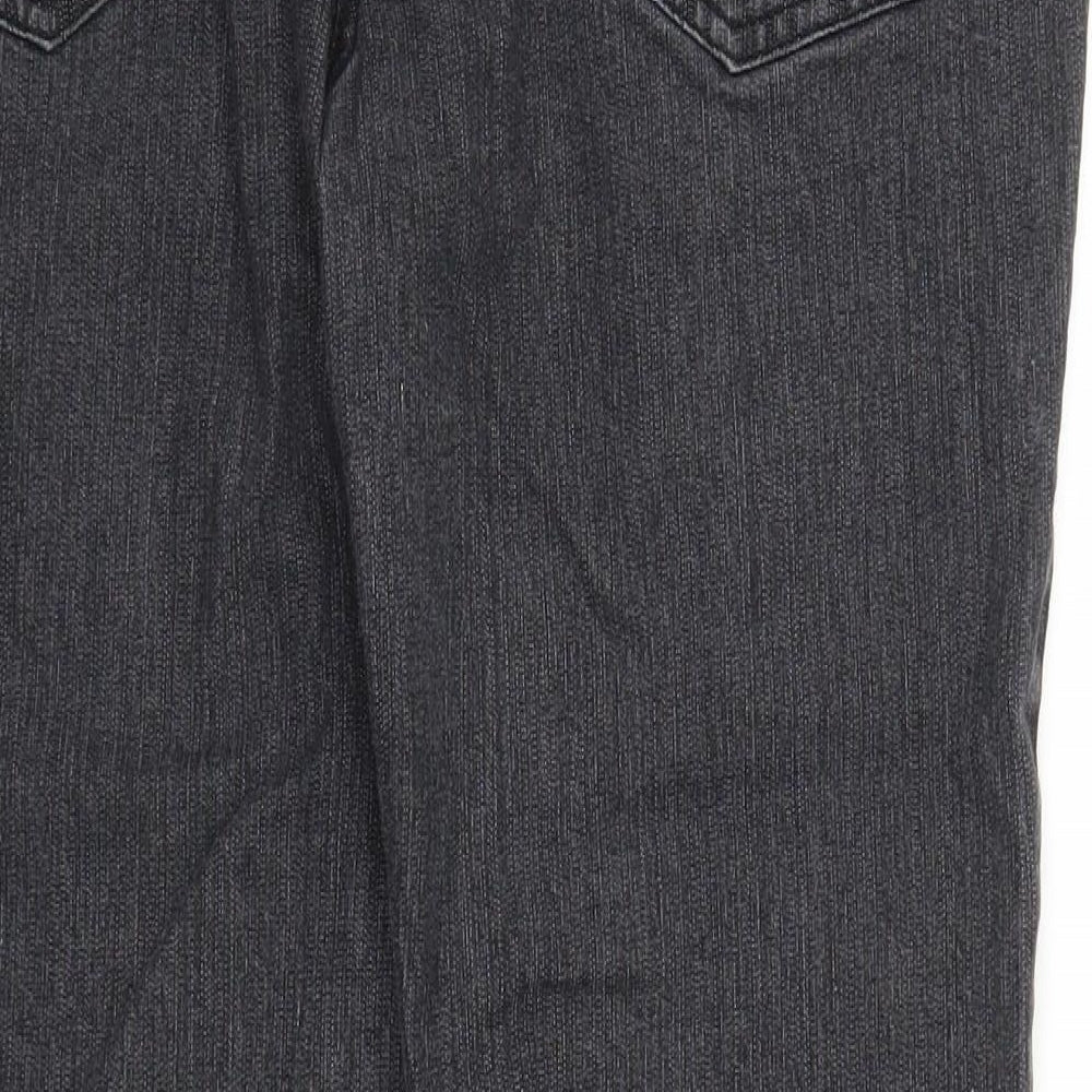 F&F Womens Grey  Denim Bootcut Jeans Size 14 L26 in