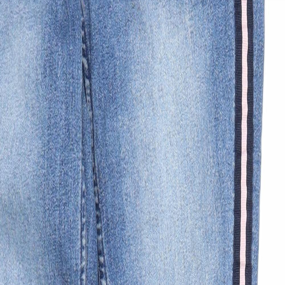 Up2Fashion Womens Blue  Denim Skinny Jeans Size 8 L29 in