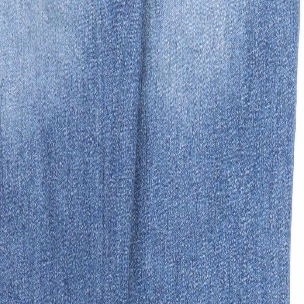 Up2Fashion Womens Blue  Denim Skinny Jeans Size 8 L29 in