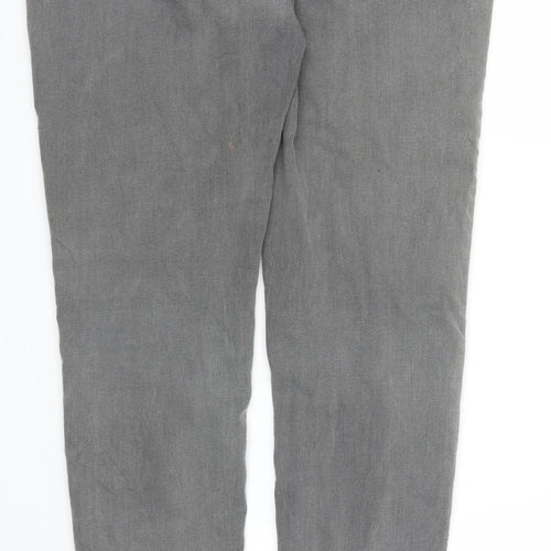 Primark Womens Grey  Denim Skinny Jeans Size 14 L28 in