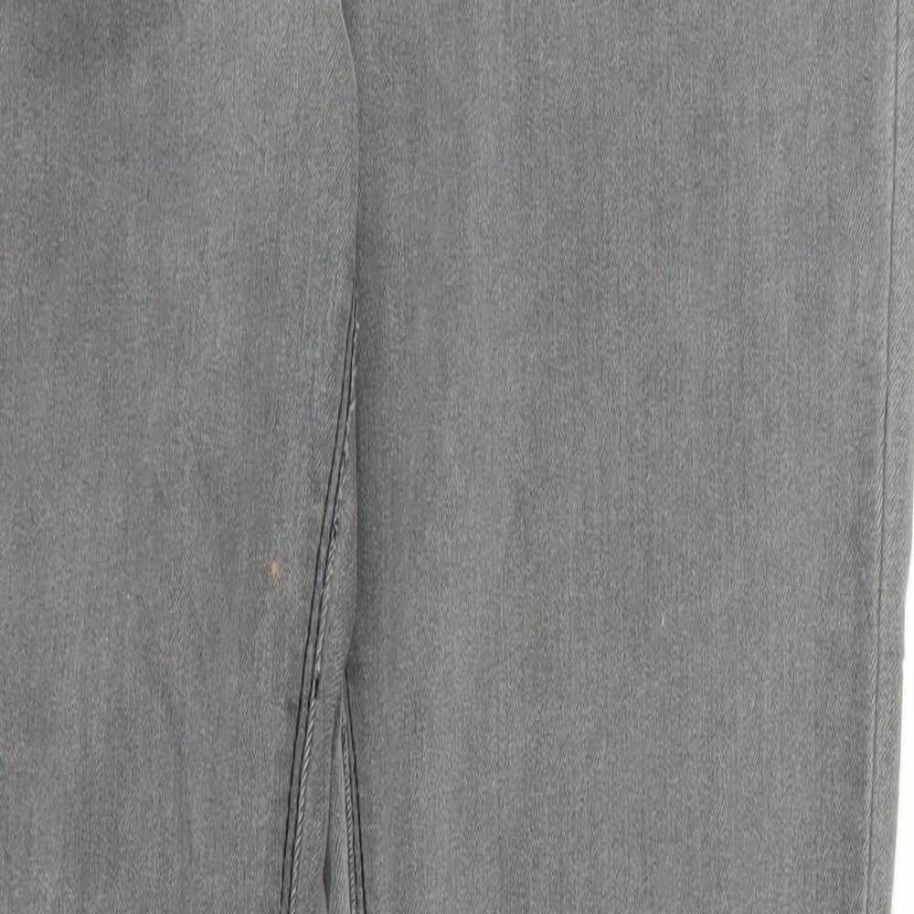 Primark Womens Grey  Denim Skinny Jeans Size 14 L28 in