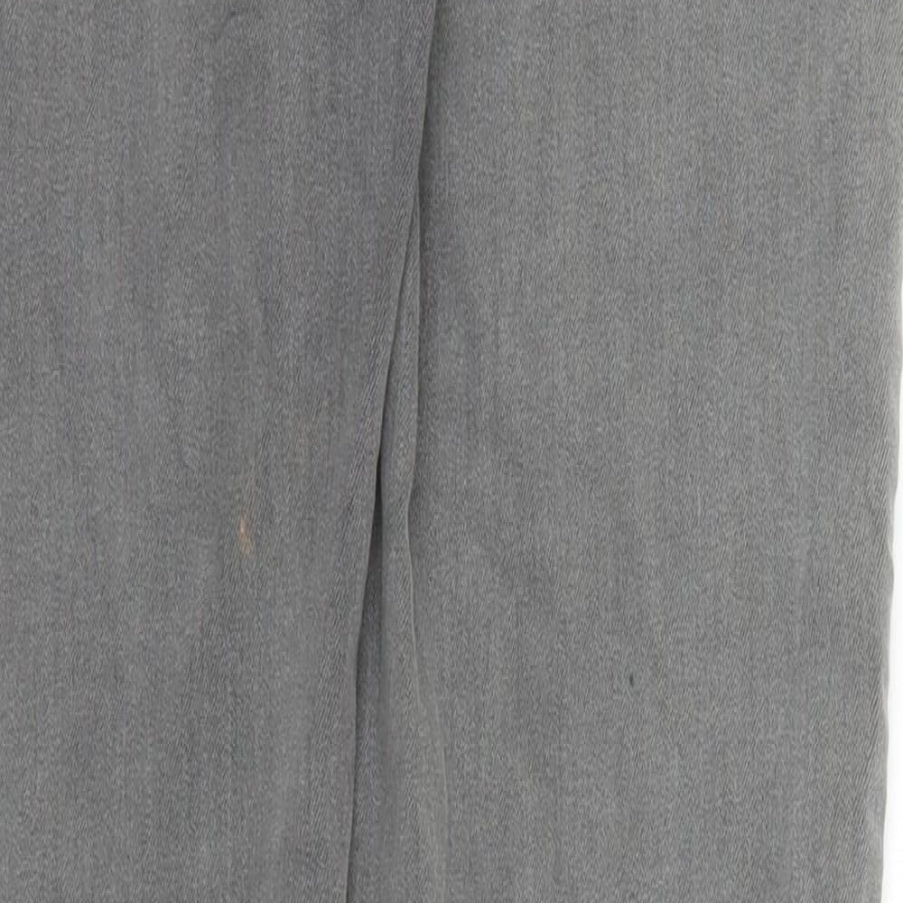Primark Womens Grey  Denim Skinny Jeans Size 14 L28 in