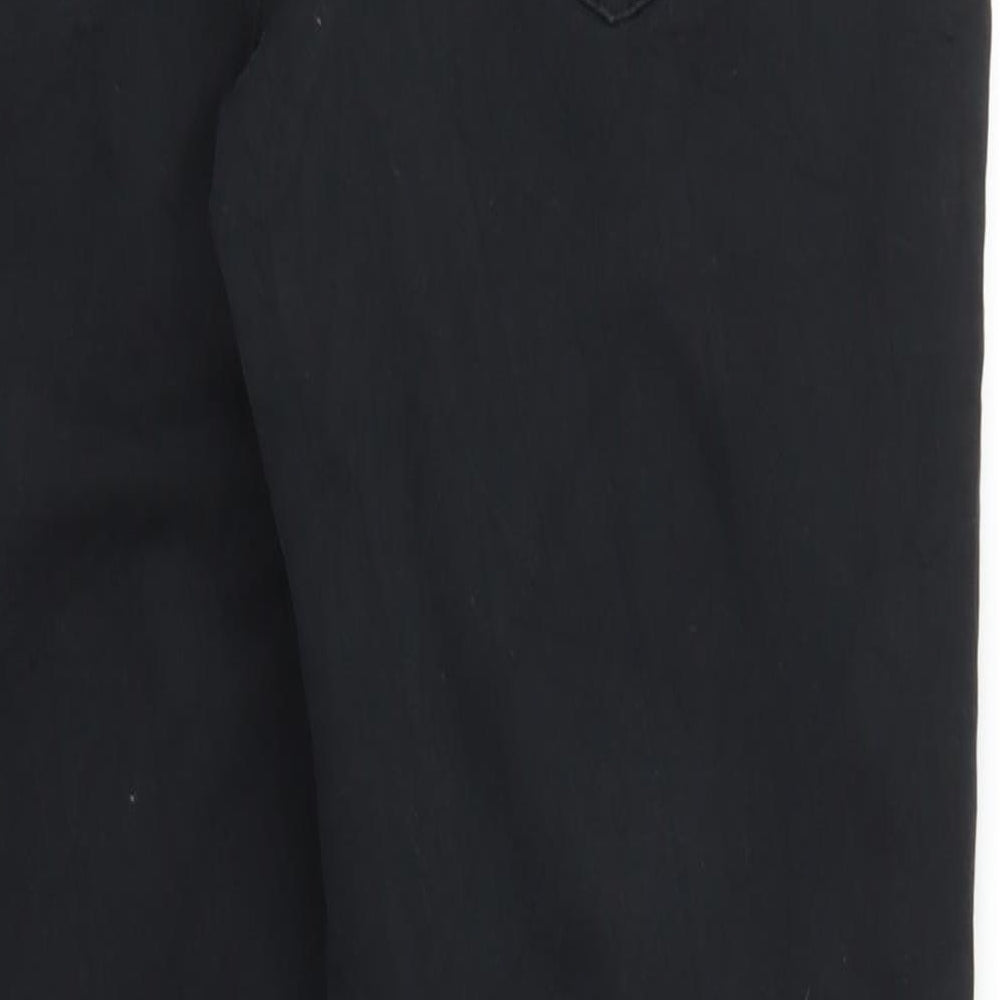 Up2Fashion Womens Black   Capri Jeans Size 12 L24 in