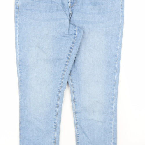 George Womens Blue  Denim Skinny Jeans Size 12 L24 in