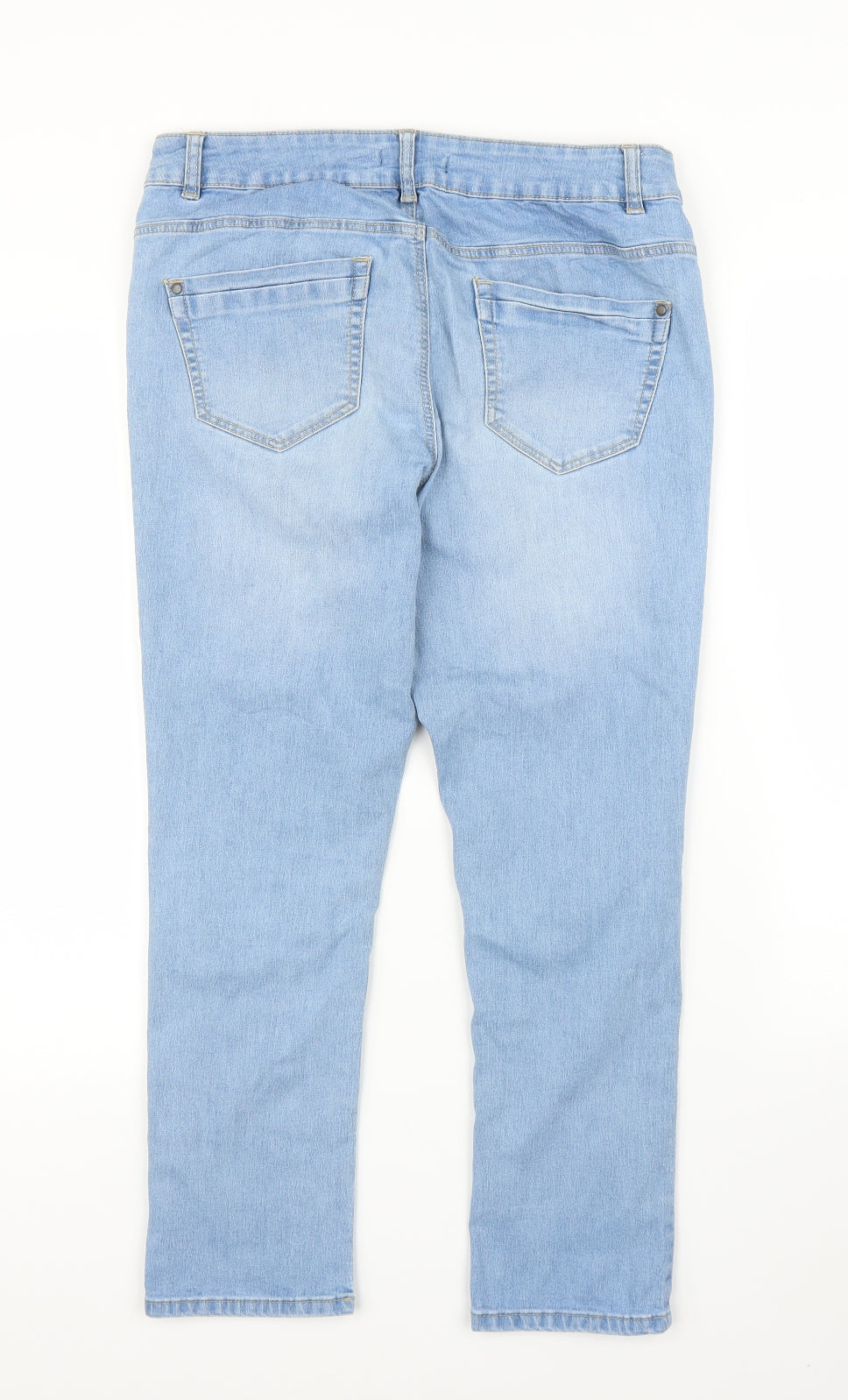 George Womens Blue  Denim Skinny Jeans Size 12 L24 in