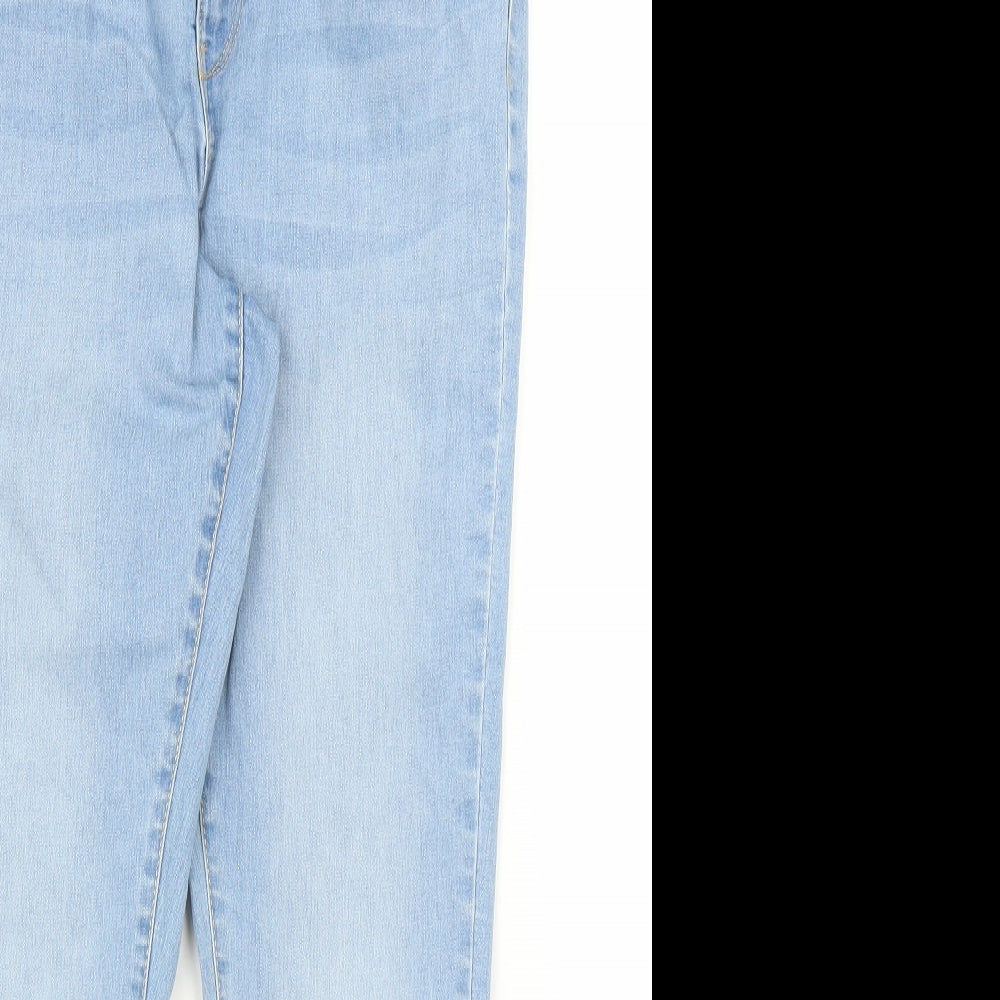 George Womens Blue  Denim Skinny Jeans Size 12 L24 in