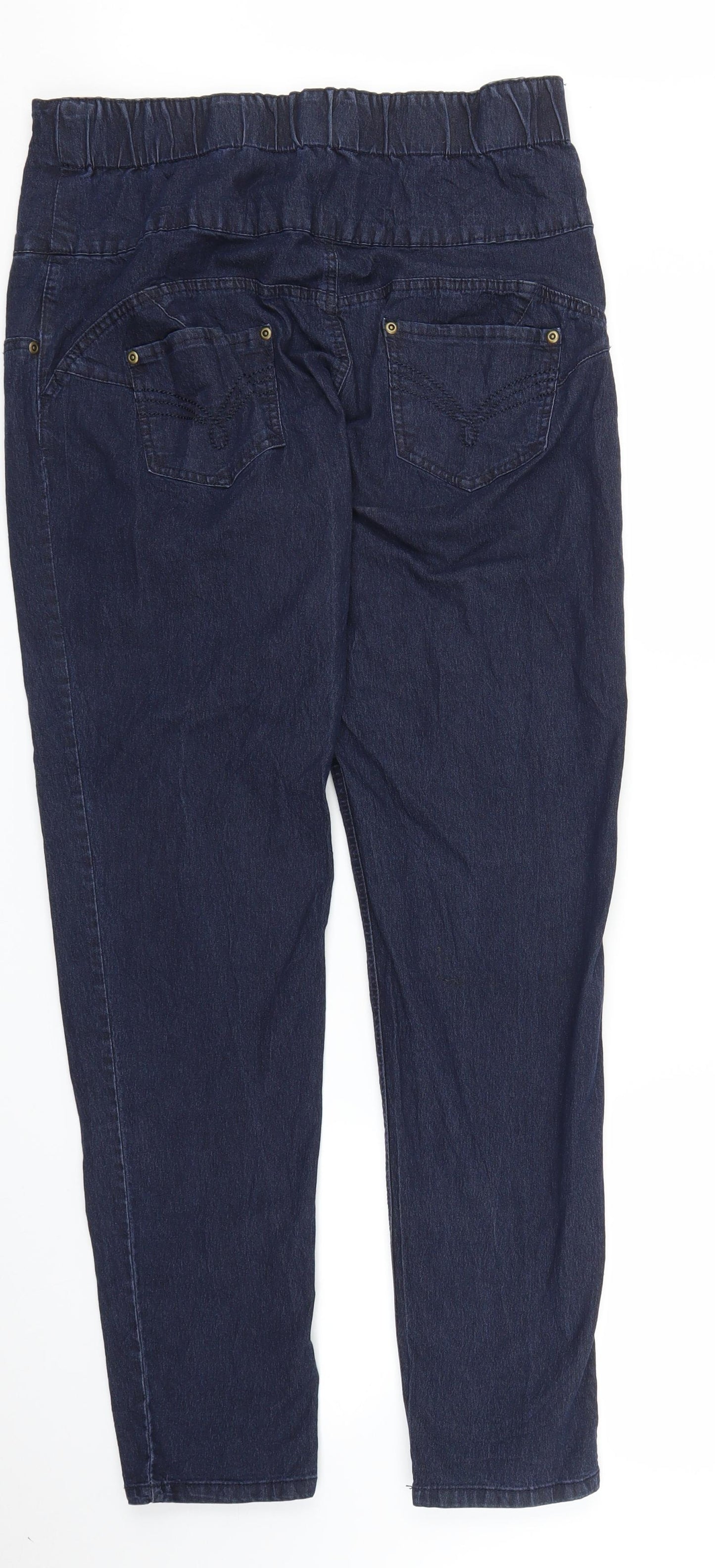 Avon Womens Blue  Denim Mom Jeans Size XL L31 in