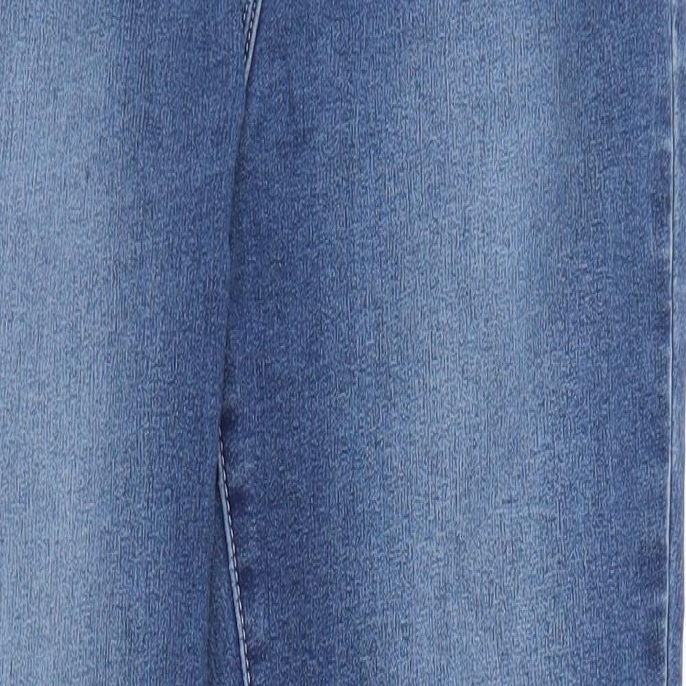 M&Co Womens Blue  Denim Skinny Jeans Size 10 L25 in