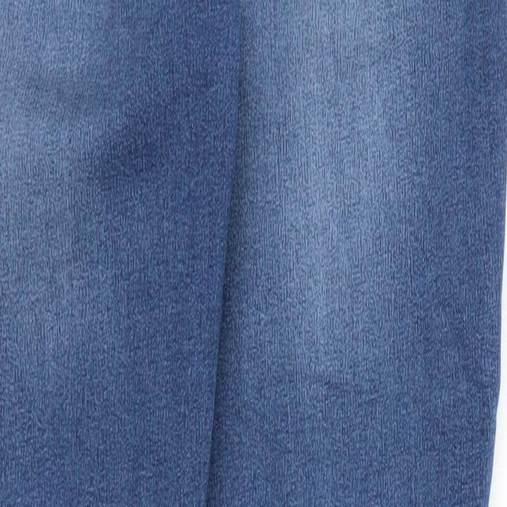 M&Co Womens Blue  Denim Skinny Jeans Size 10 L25 in