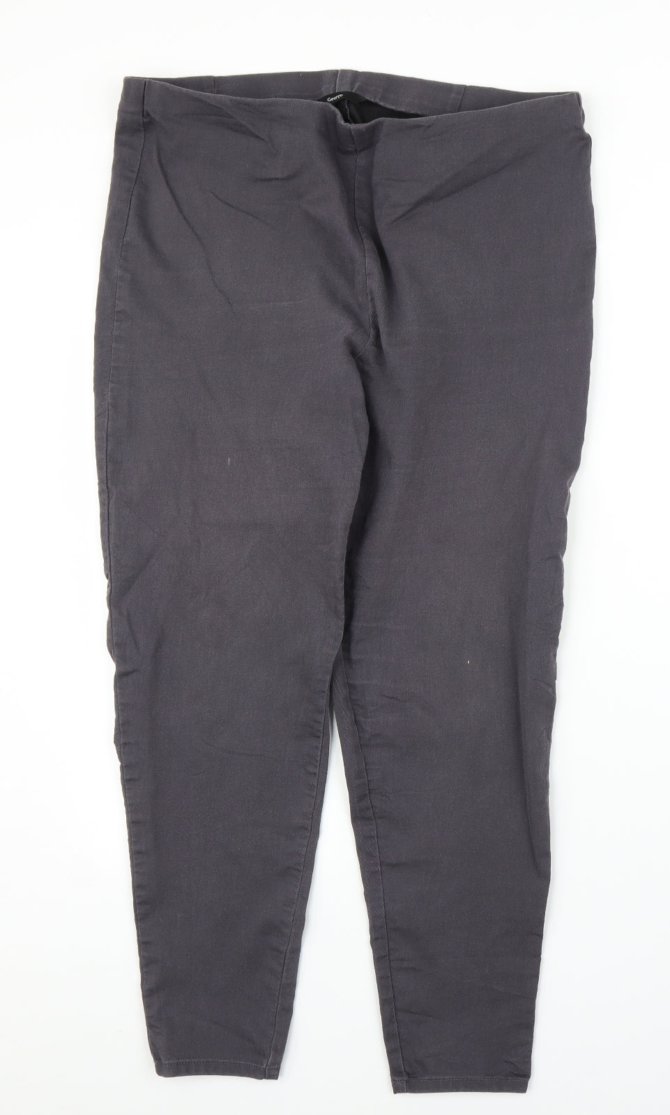 George Womens Grey  Denim Jegging Jeans Size 18 L24 in