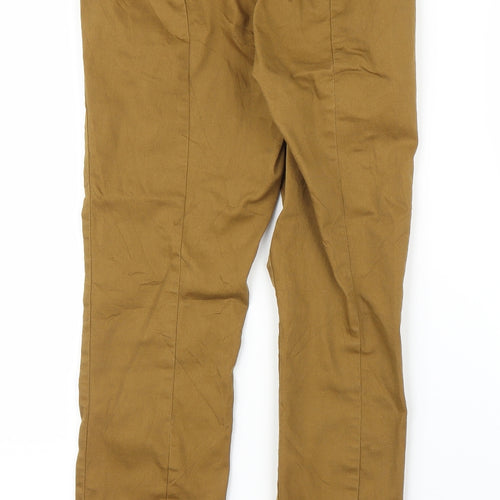 H&M Womens Beige   Carpenter Trousers Size 8 L25 in