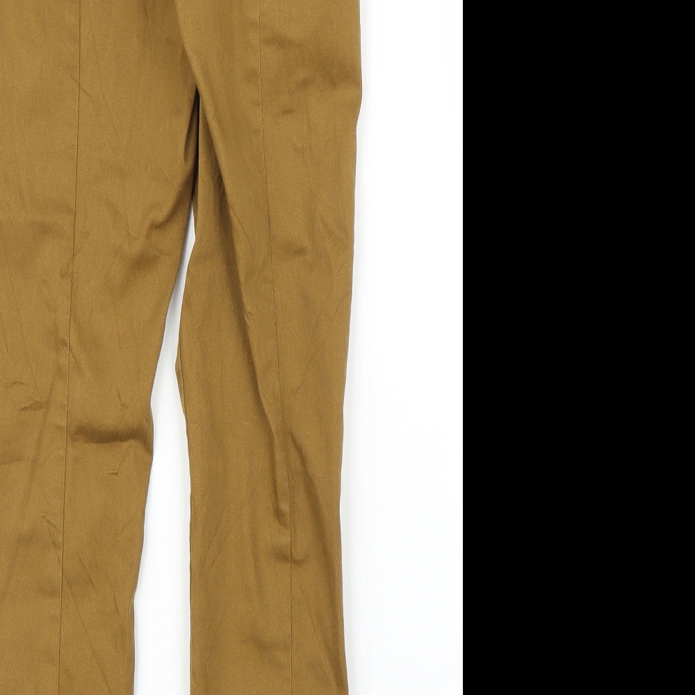 H&M Womens Beige   Carpenter Trousers Size 8 L25 in