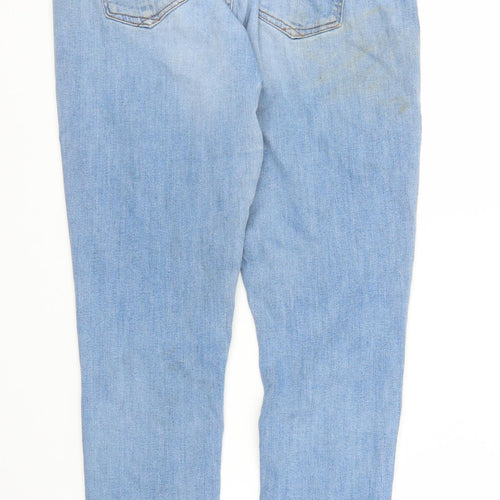 Dorothy Perkins Womens Blue  Denim Tapered Jeans Size 14 L26 in