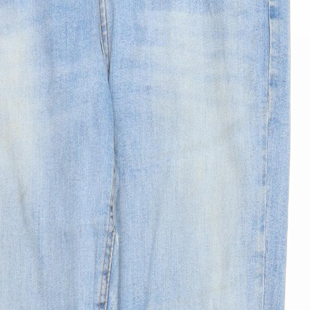 Dorothy Perkins Womens Blue  Denim Tapered Jeans Size 14 L26 in