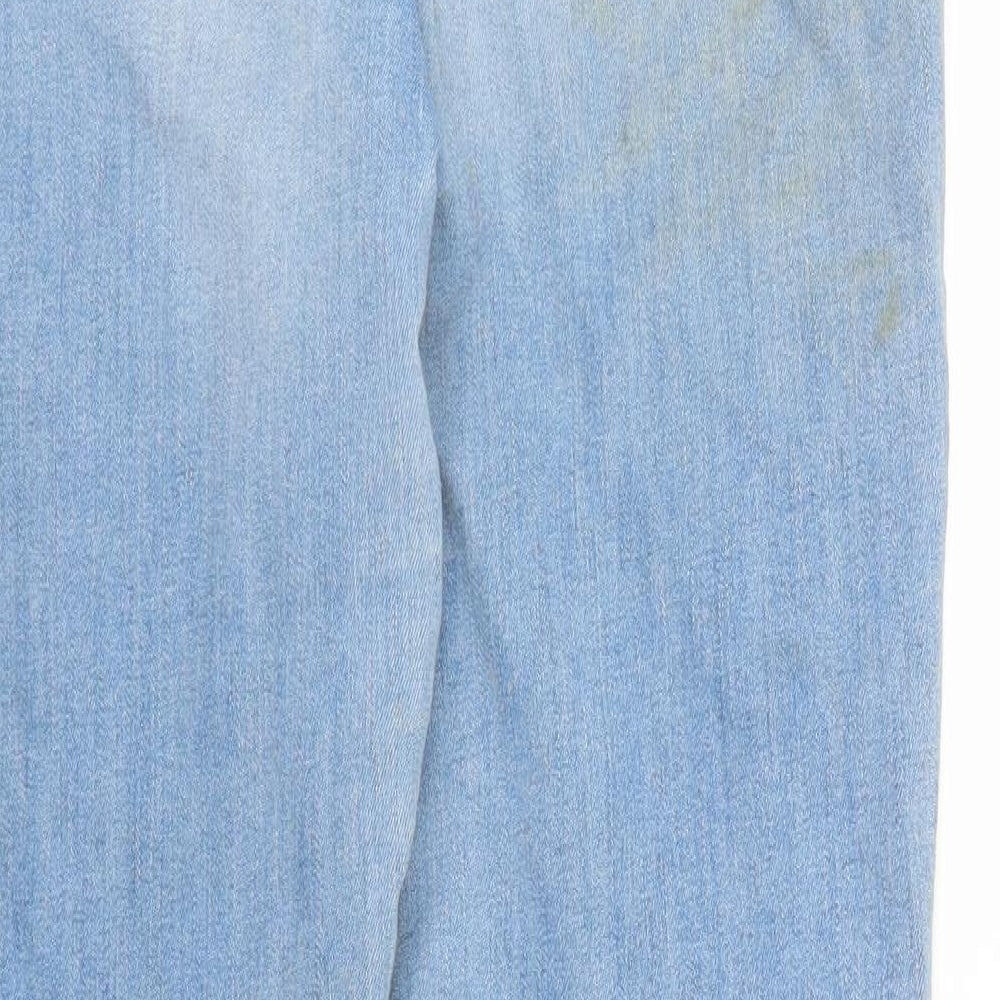 Dorothy Perkins Womens Blue  Denim Tapered Jeans Size 14 L26 in