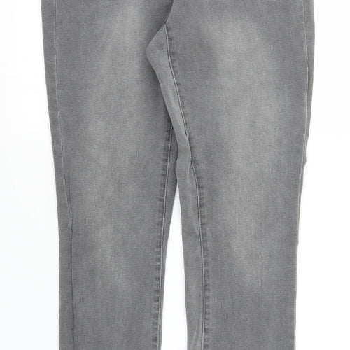 Ally Womens Grey  Rayon Skinny Jeans Size 10 L28 in