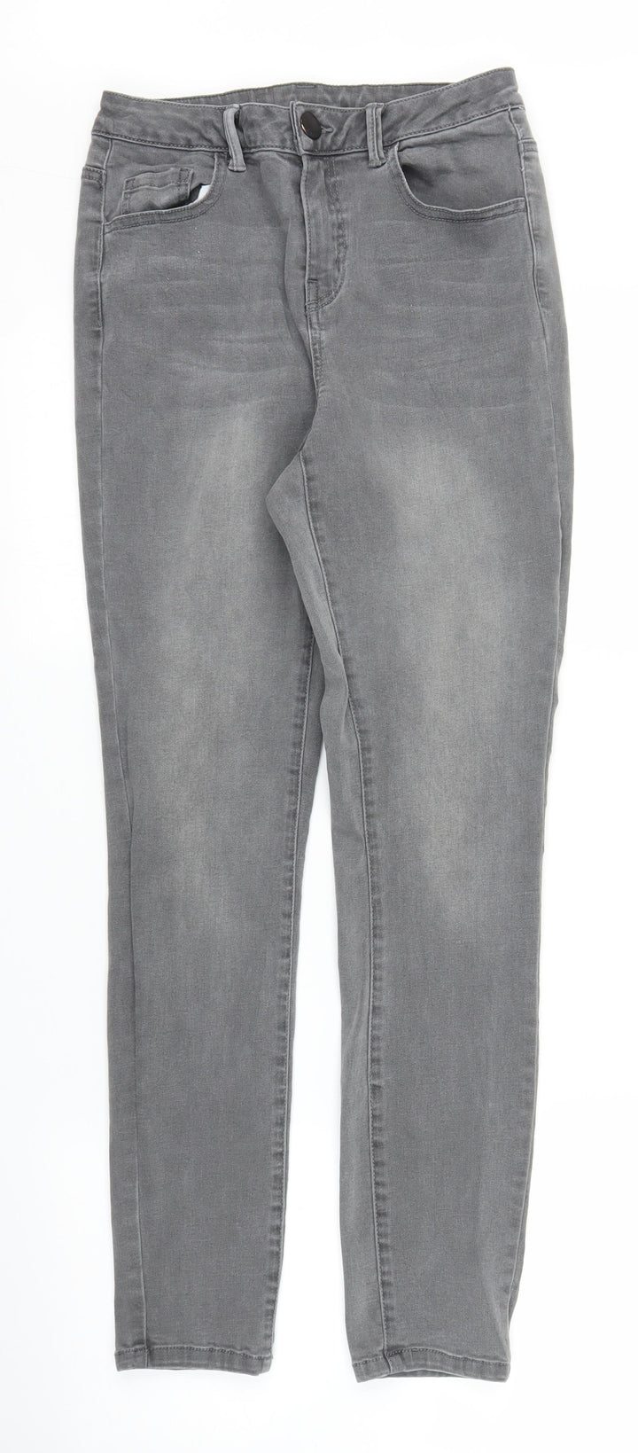 Ally Womens Grey  Rayon Skinny Jeans Size 10 L28 in