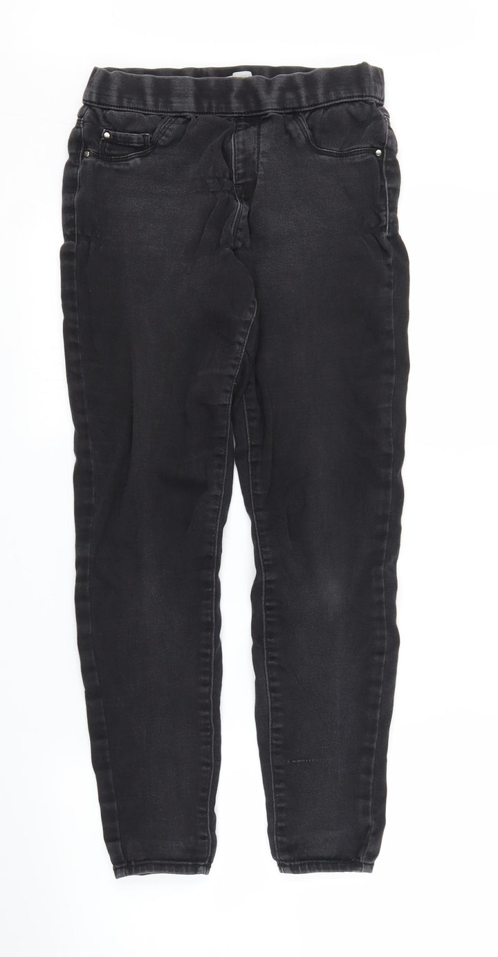 George Womens Black Denim Jegging Jeans Size 10 L25 in