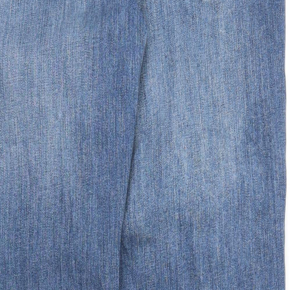 Papaya Womens Blue  Denim Straight Jeans Size 12 L28 in