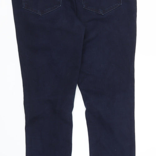 Avenue Denim Womens Blue  Denim Skinny Jeans Size 16 L25 in