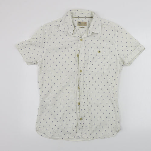 NORTH COAST   Mens White    Button-Up Size S