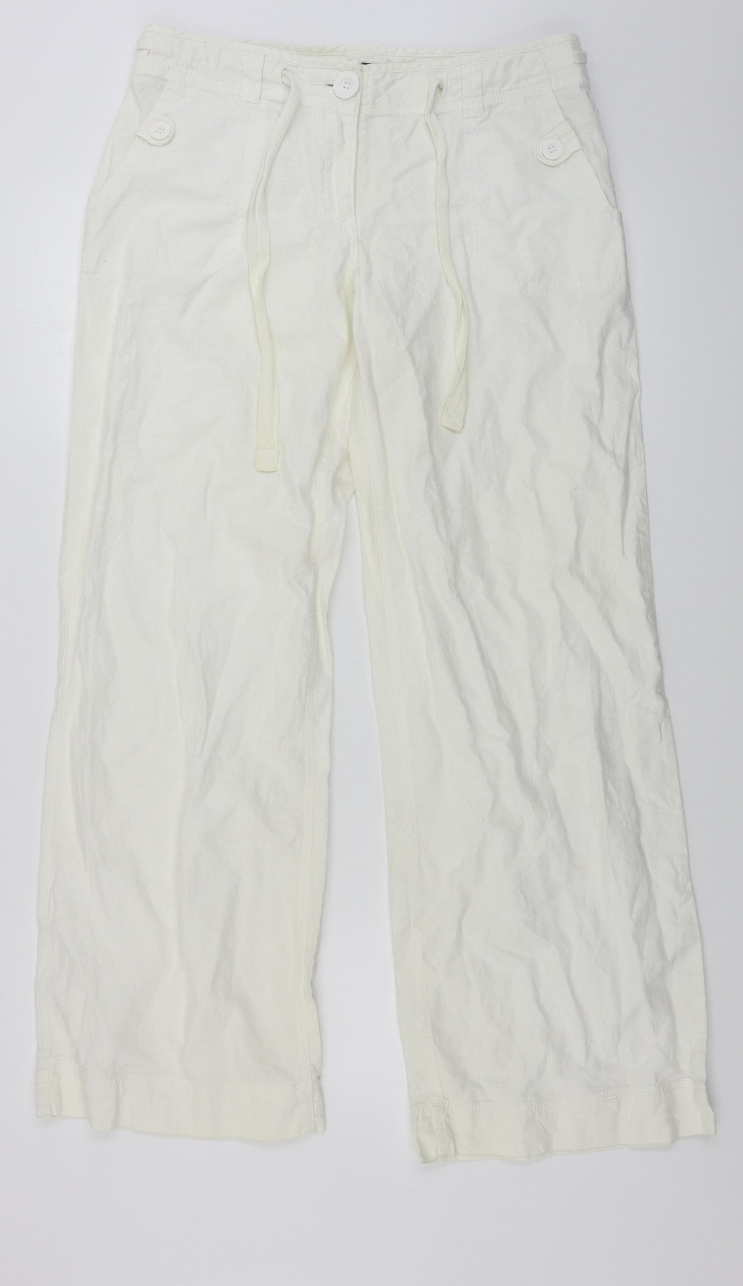 NEXT  Womens Beige   Trousers  Size 12 L29 in