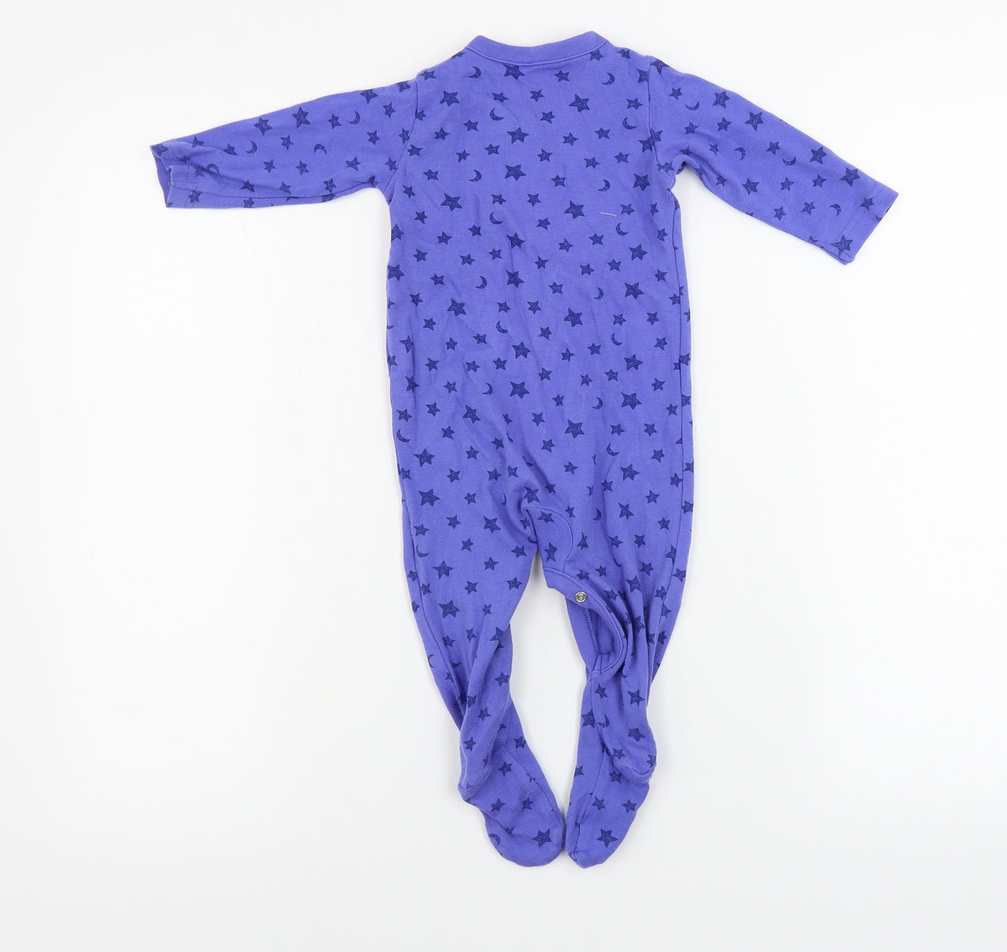 Preworn  Boys Blue   Babygrow One-Piece Size 6-9 Months
