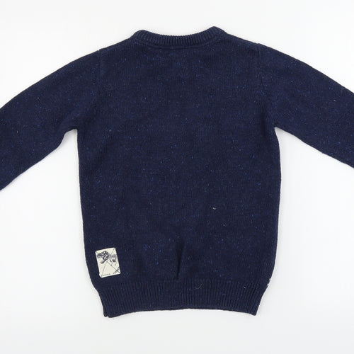 Fat Face Boys Blue   Pullover Jumper Size 10-11 Years  - Christmas Jumper