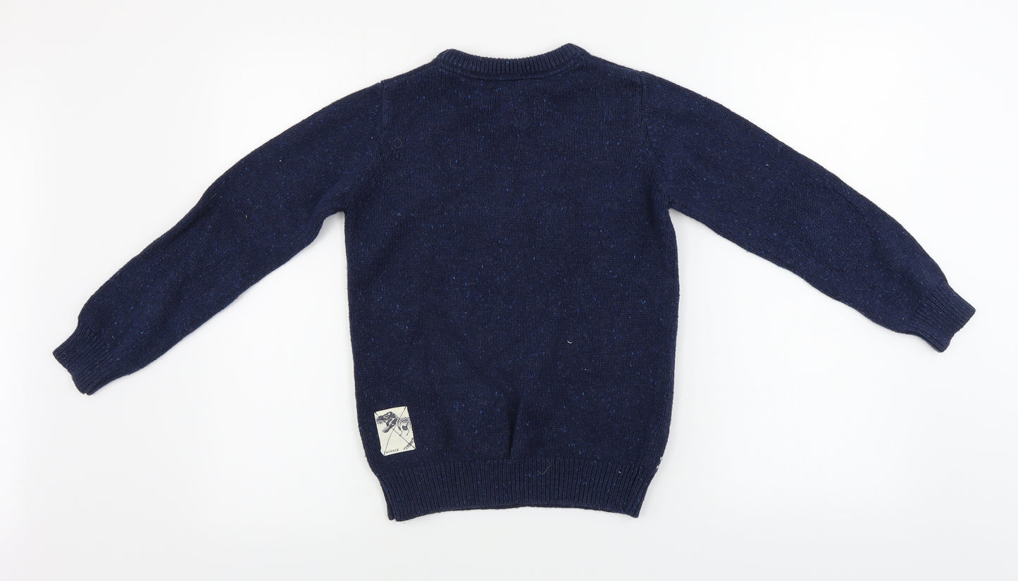 Fat Face Boys Blue   Pullover Jumper Size 10-11 Years  - Christmas Jumper
