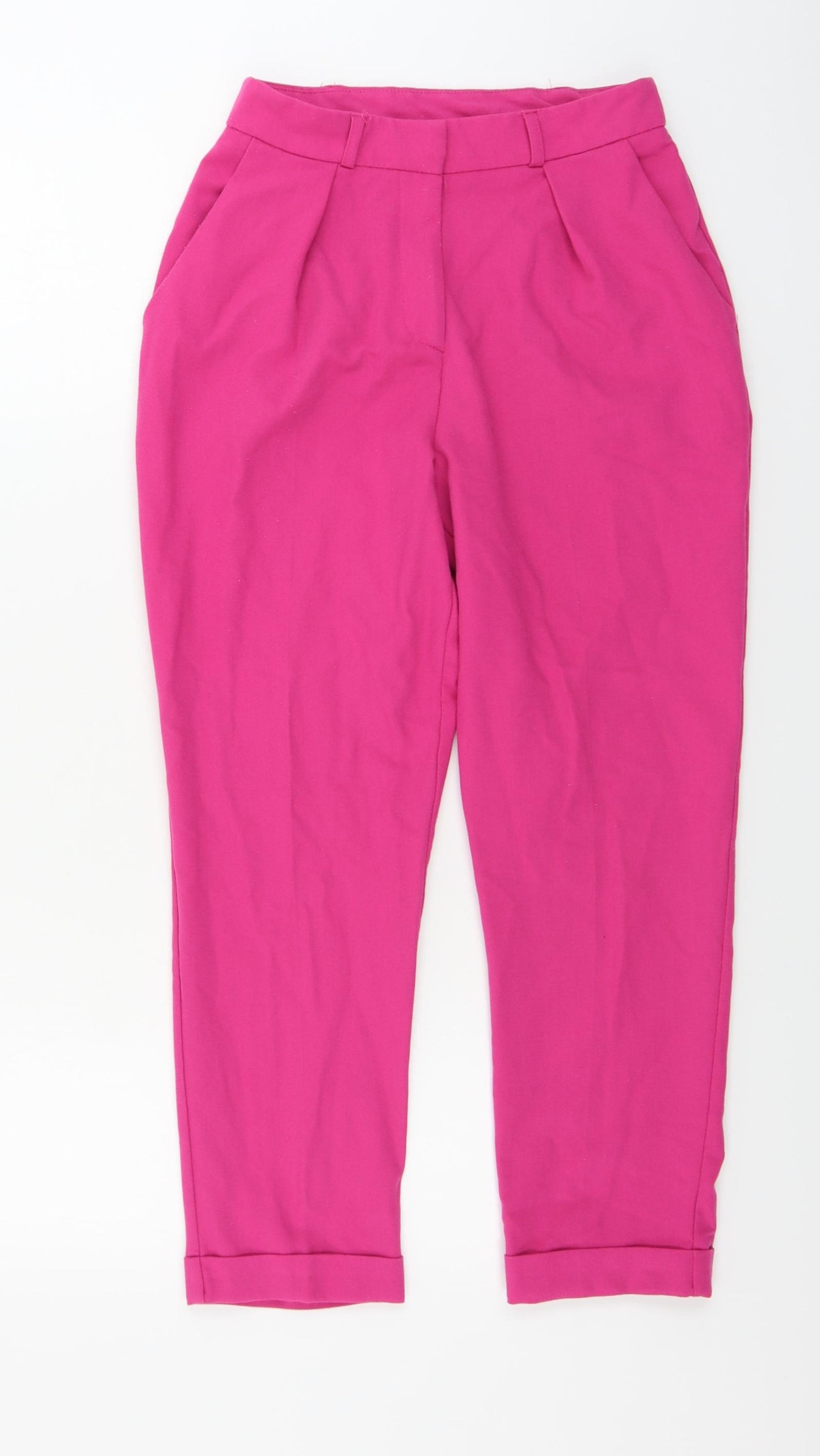 ASOS  Womens Pink   Trousers  Size 8 L23 in