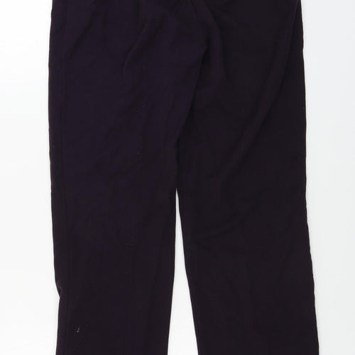 Preworn  Womens Purple   Trousers  Size 14 L28 in