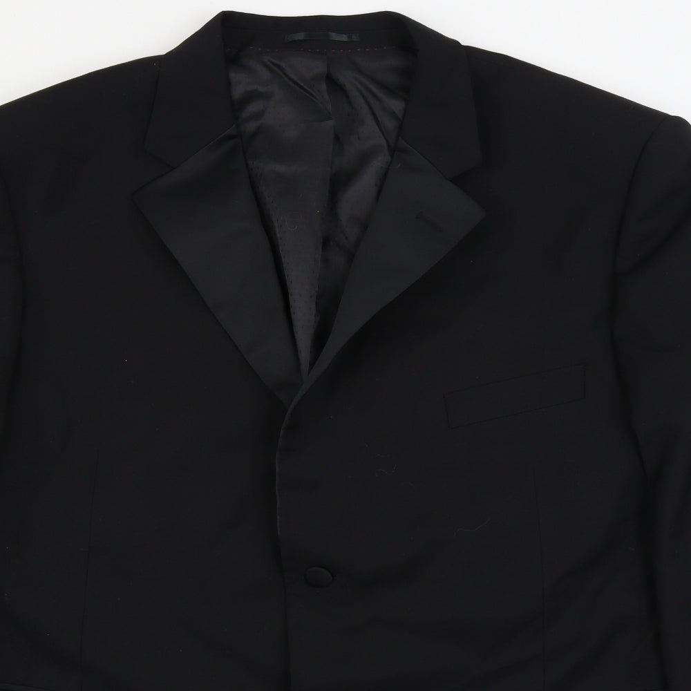 Taylor & Wright  Mens Black   Jacket Blazer Size 48