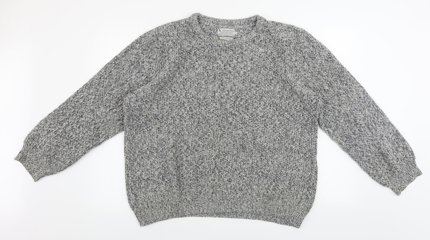 TU Mens Grey   Pullover Jumper Size L