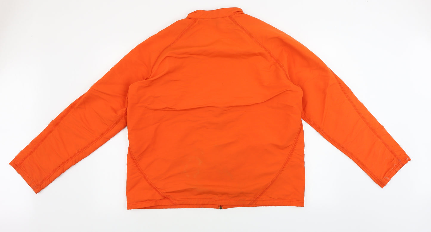 Nike  Mens Orange   Jacket Coat Size L