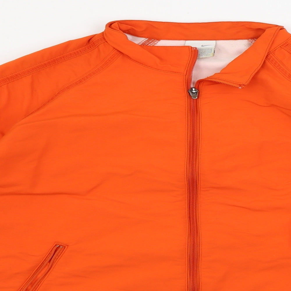 Nike  Mens Orange   Jacket Coat Size L