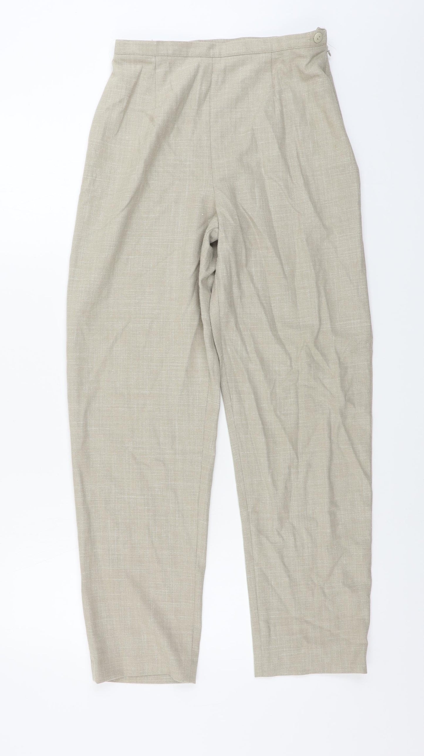 MINUET  Womens Beige   Trousers  Size 10 L26 in