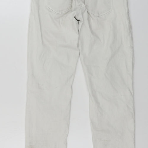 Preworn  Womens White   Skinny Jeans Size L L24 in