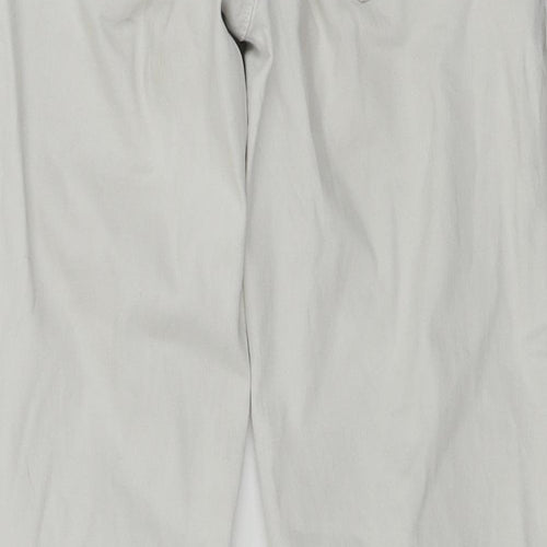 Preworn  Womens White   Skinny Jeans Size L L24 in
