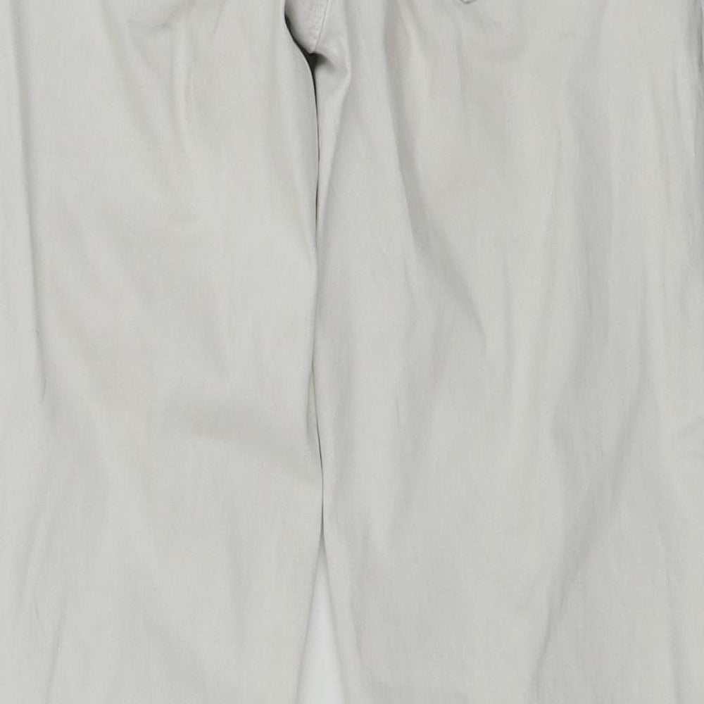 Preworn  Womens White   Skinny Jeans Size L L24 in